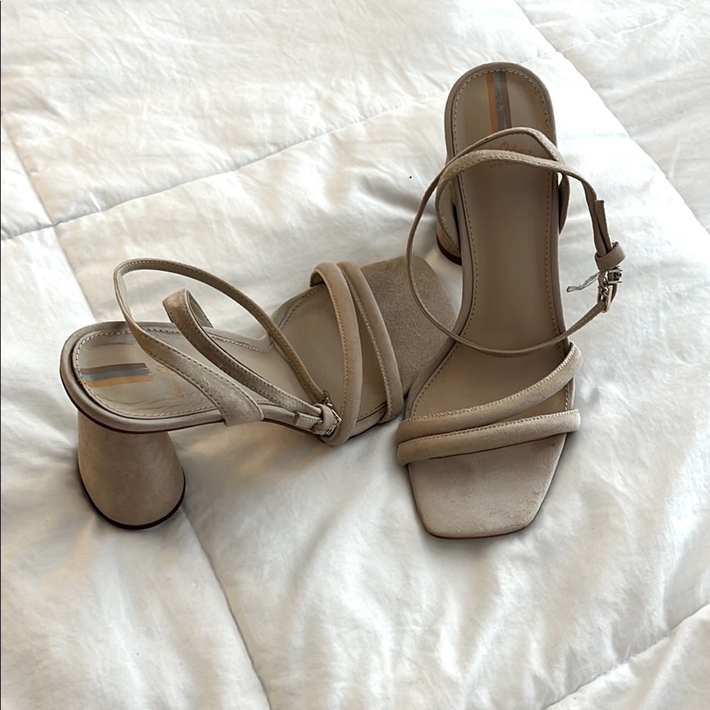 Sam Edelman Tan Block Heel Sandals